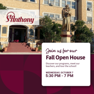 Open House flyer