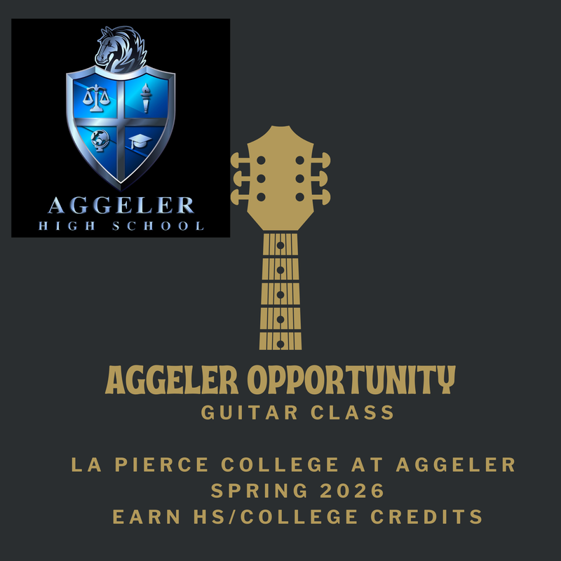 LA Pierce Guitar Course at Aggeler Opportunity High School