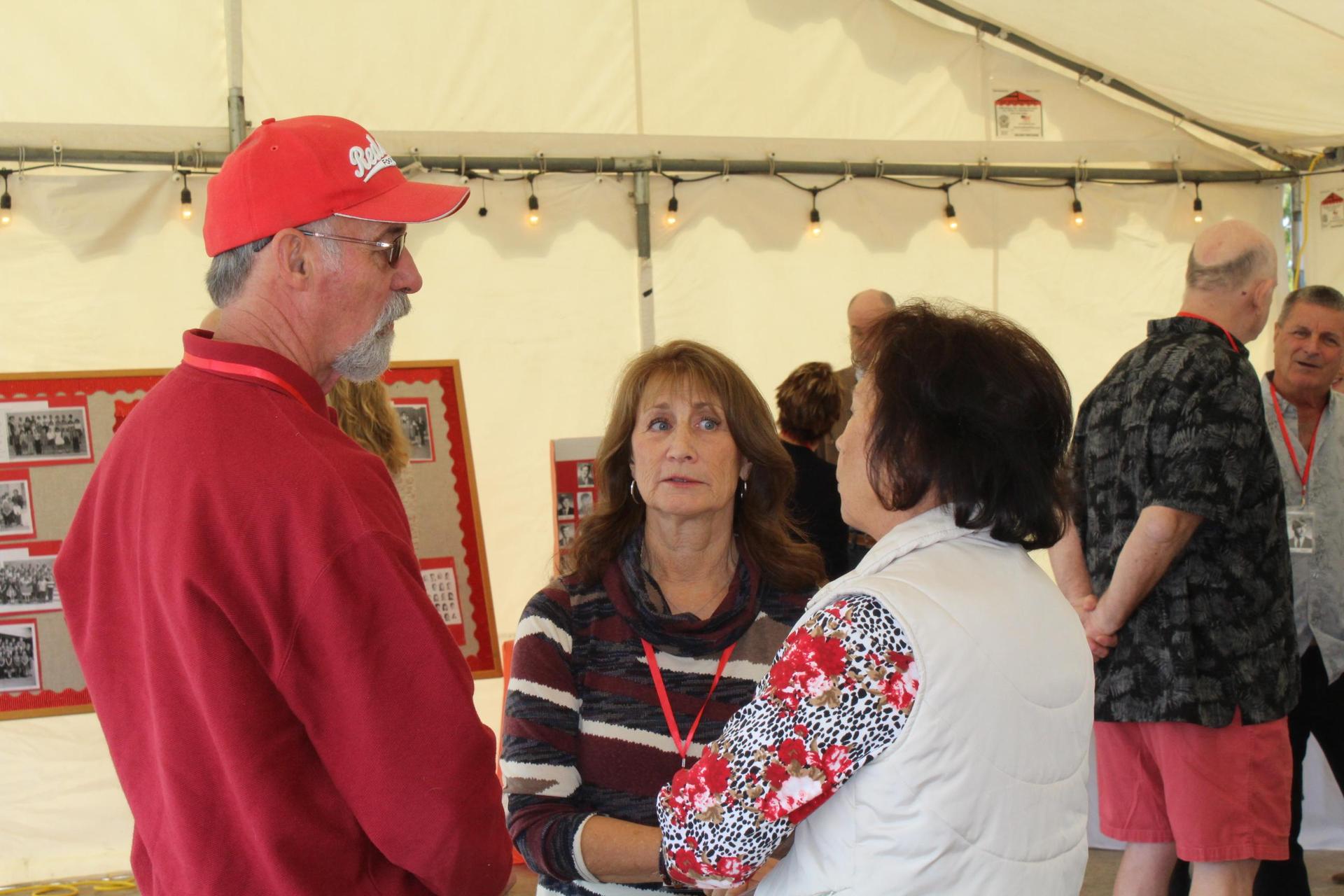 Members of the class of 1971 at their 50 year reunion
