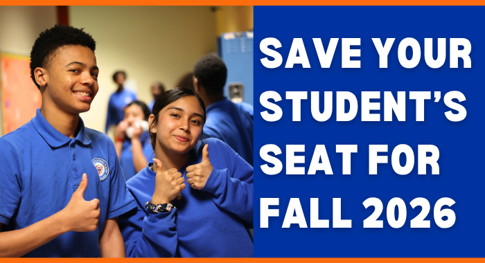 Save Your Student's Seat For Fall 2026