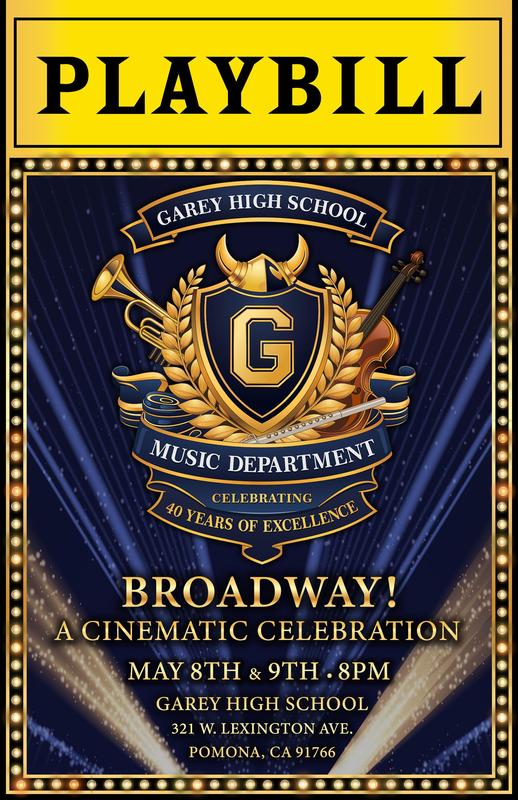 Garey High School Music Department Presents: Broadway  - image for web