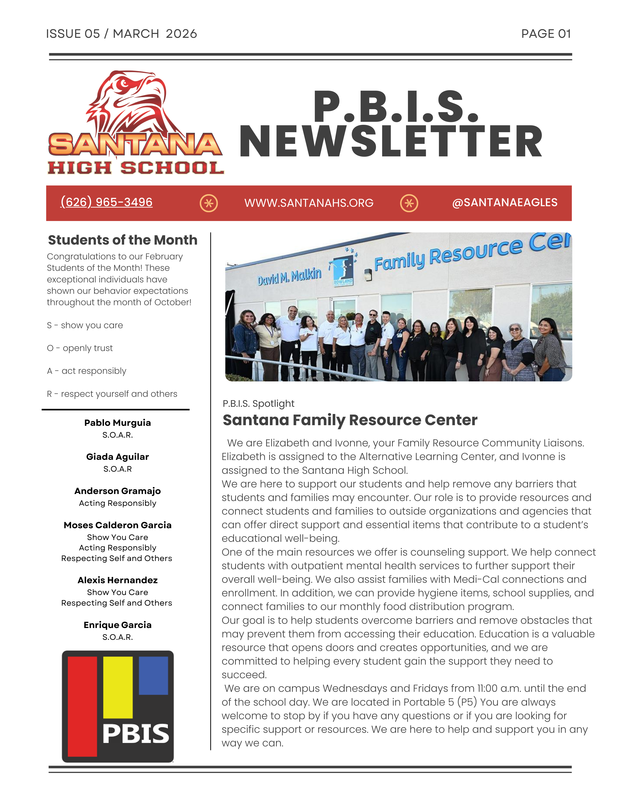 March P.B.I.S. Newsletter Featured Photo