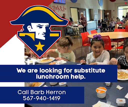 Lunch Room Help Needed Featured Photo