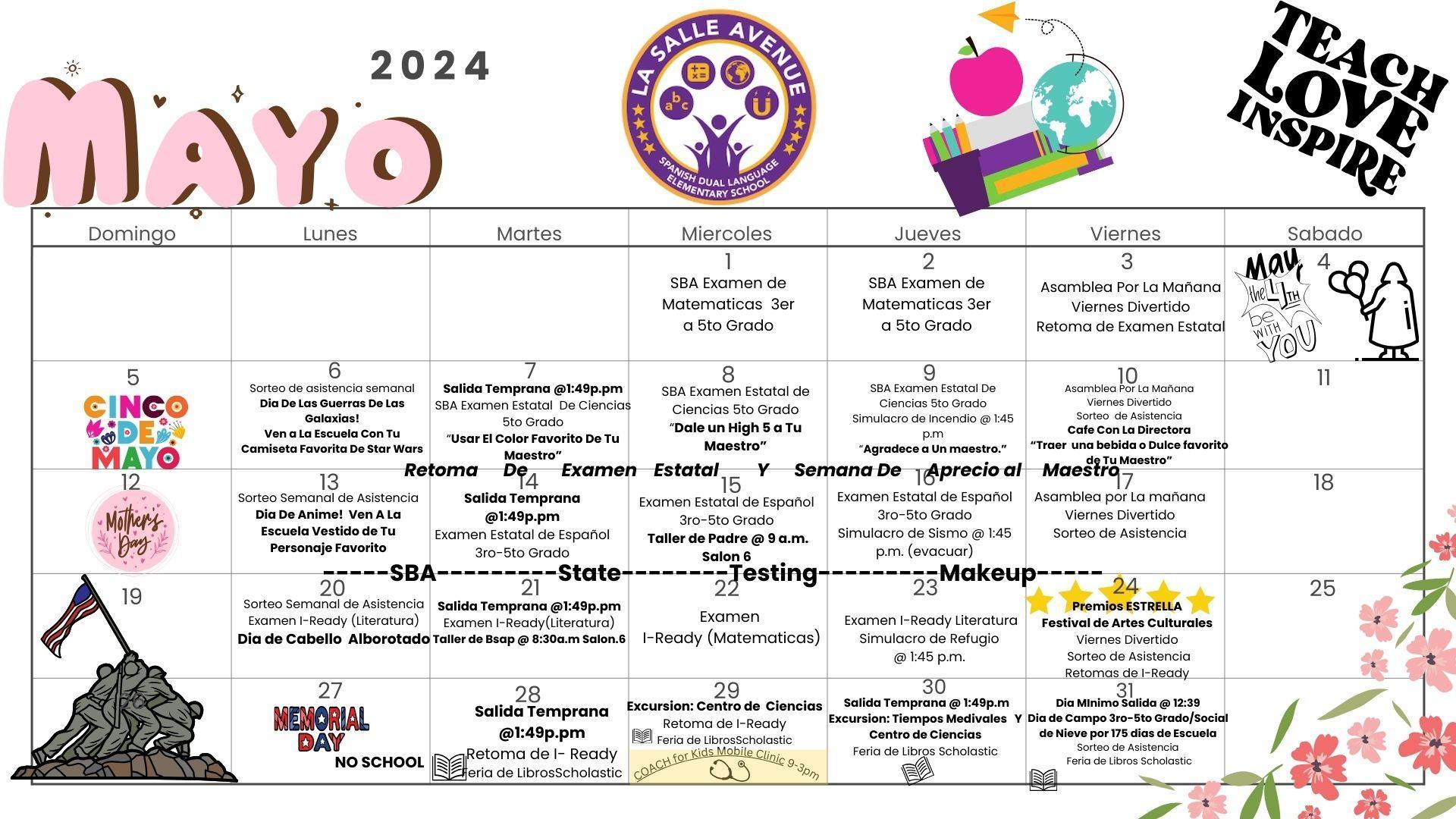 Calendario escolar 2025 la salle 2