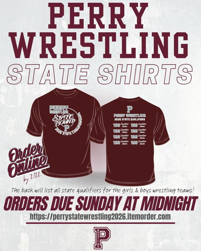 State shirt orders