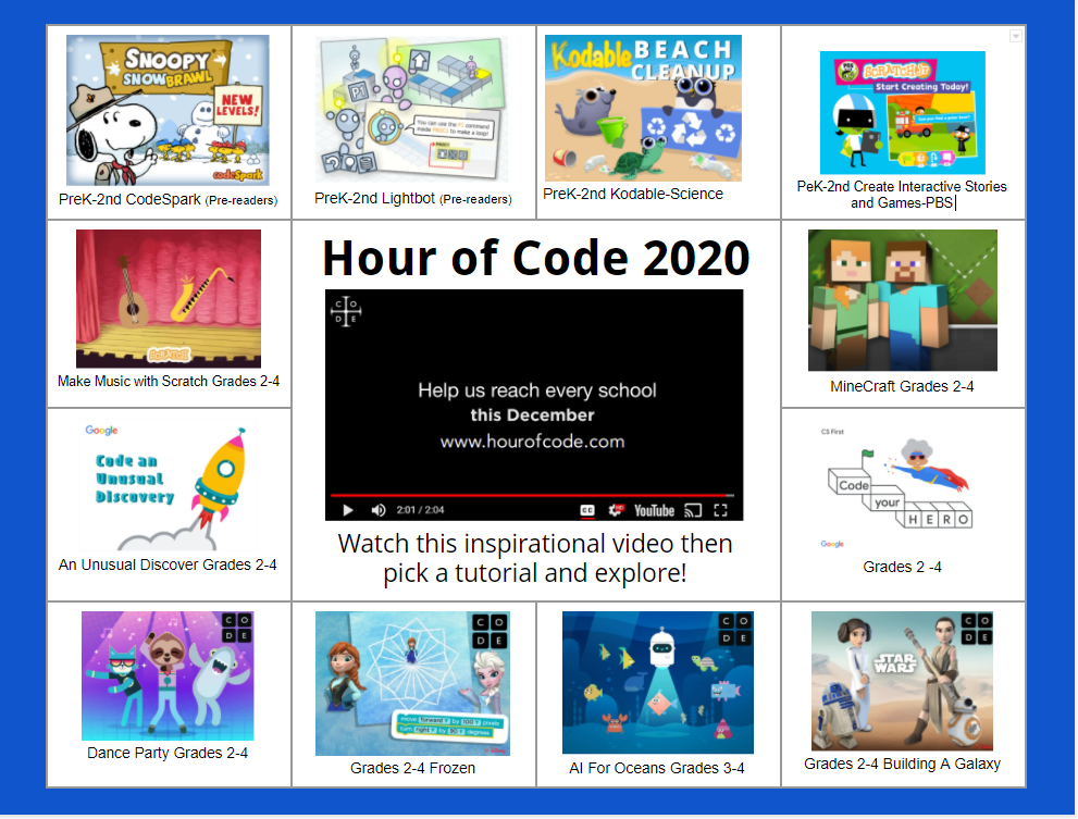 hour of code videos 2015