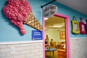 Preschool Sweet Shop classroom