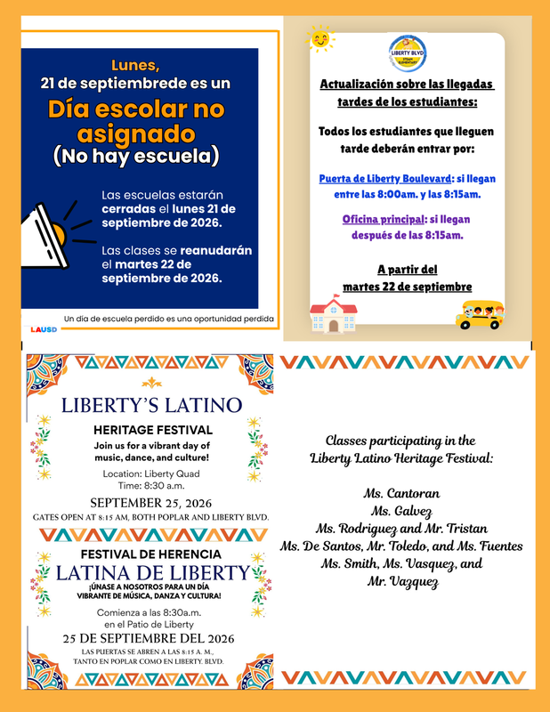 Flyers in Spanish