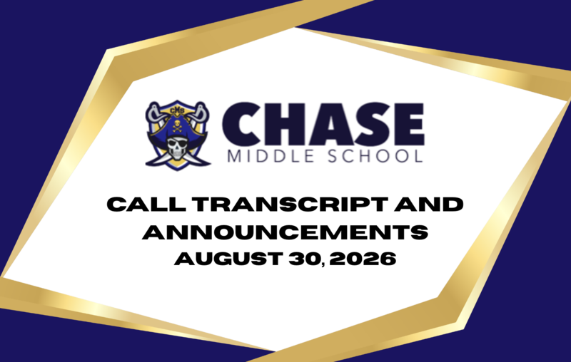 Call Transcript and Announcements August 30, 2026 Featured Photo