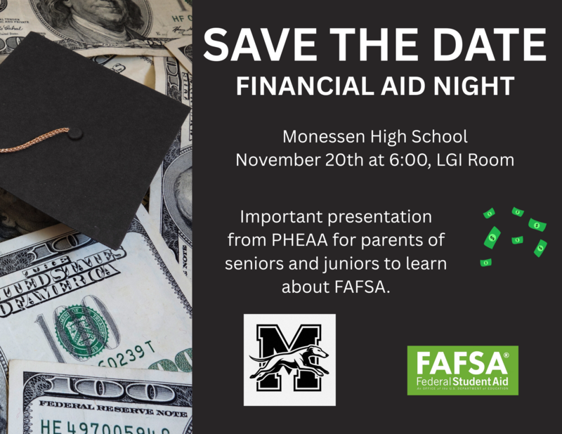 Monessen School District Financial Aid Night 2025-2026 Featured Photo