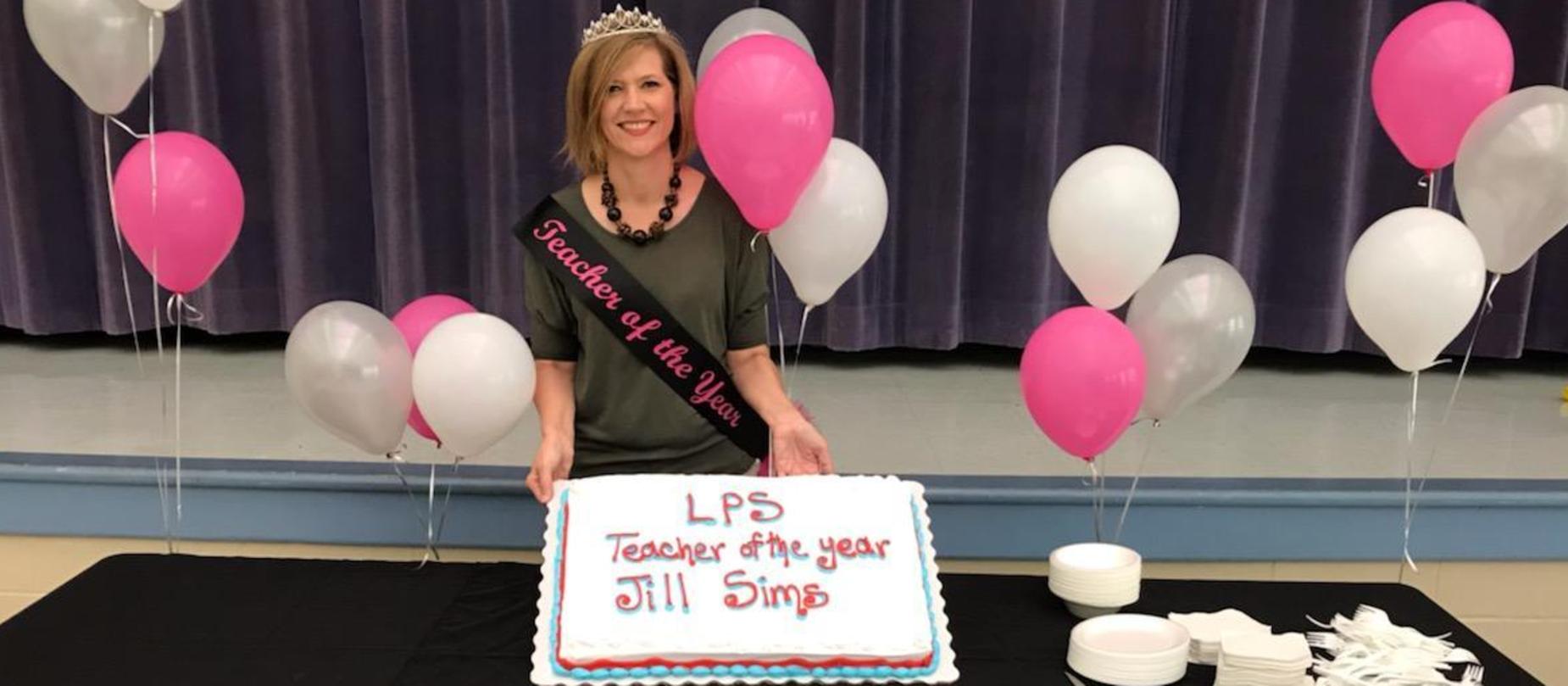 Jill Sims Teacher of the Year