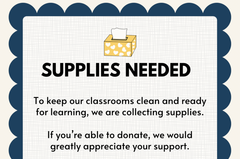 supplies needed!