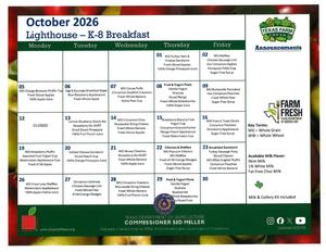 October Menu