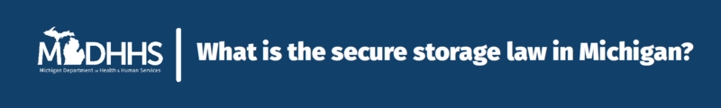 Secure Storage Law in Michigan Featured Photo