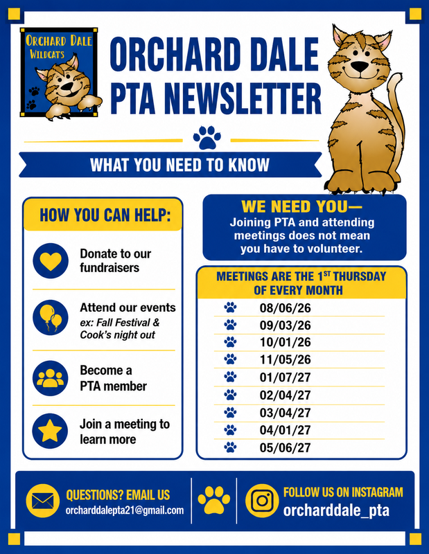 PTA Meetings and Welcome