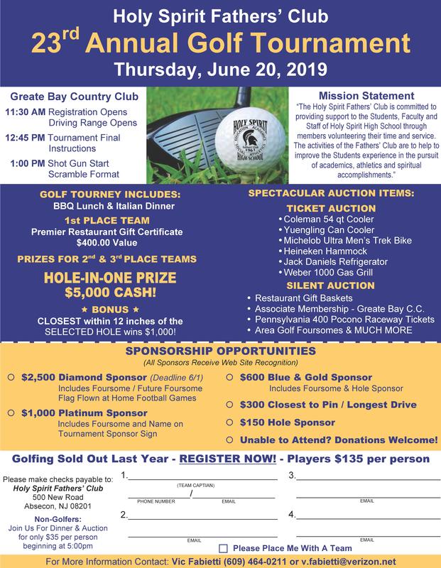 Fathers’ Club 23rd Annual Golf Tournament Featured Photo