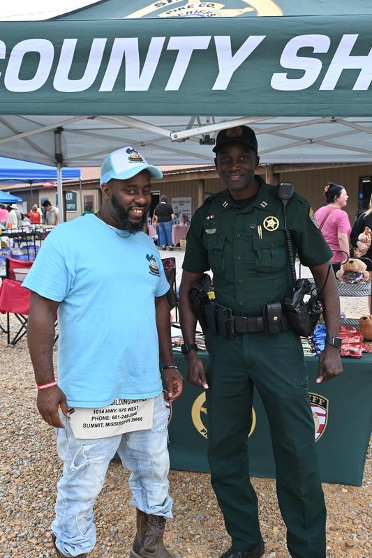 Pike County Sheriff Bryant “Wally” Jones and His Team Support Wicker Building Supply Craft Market