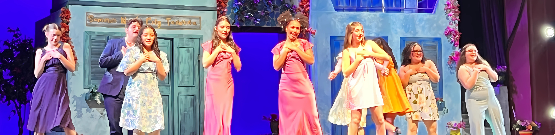 Students at North Hollywood High perform in a school play.