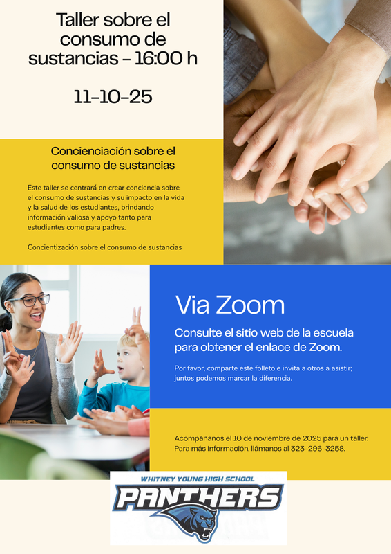 Parent Workshop-Substance Use Awareness-11-10-25