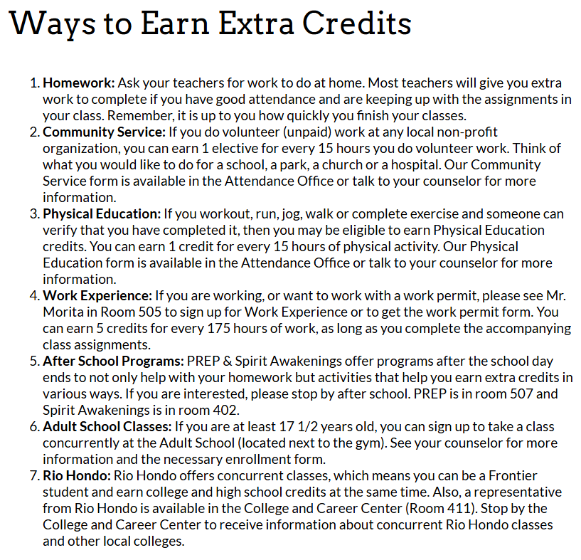 Extra Credits