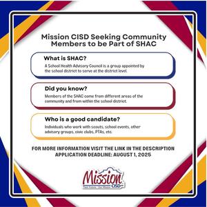 Mission CISD’s School Health Advisory Council