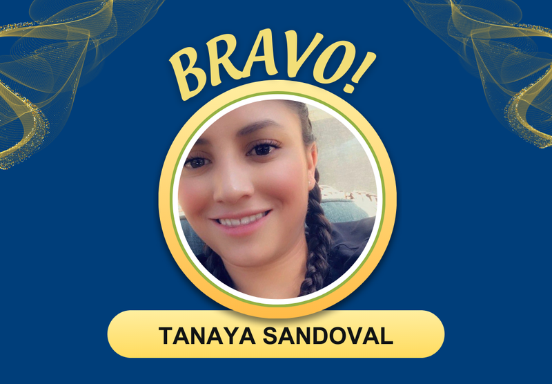 Bravo Award winner Tanaya Sandoval