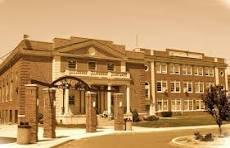 image of Dumont High School arch and entrance
