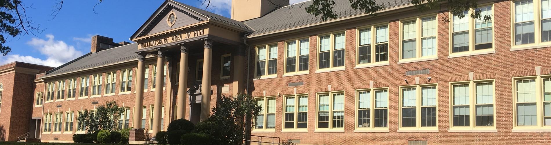 exterior of junior high school