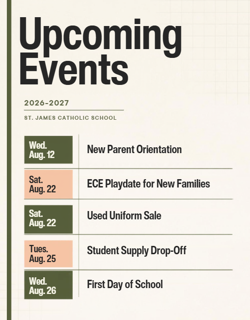 Upcoming Events for 2026-27 School Year! Featured Photo