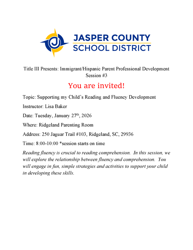 📣 Attention Jasper County Families! Featured Photo