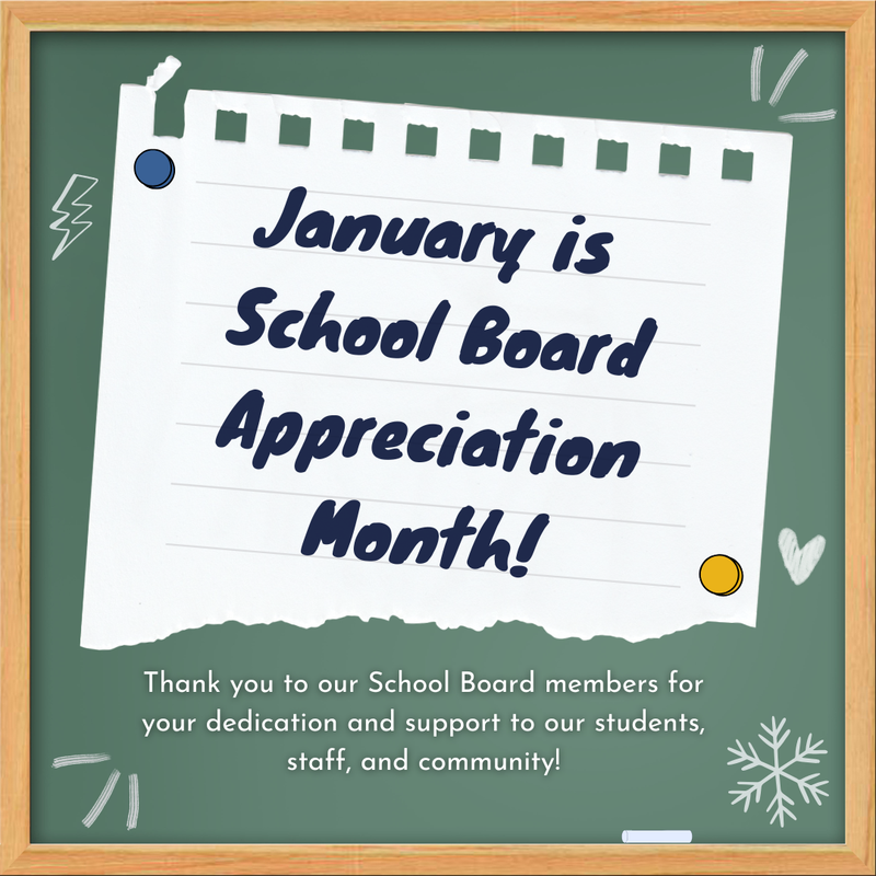 Happy School Board Appreciation Month! Thumbnail Image