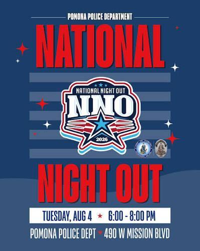 NNO 8.4.26 at Pomona Police Department