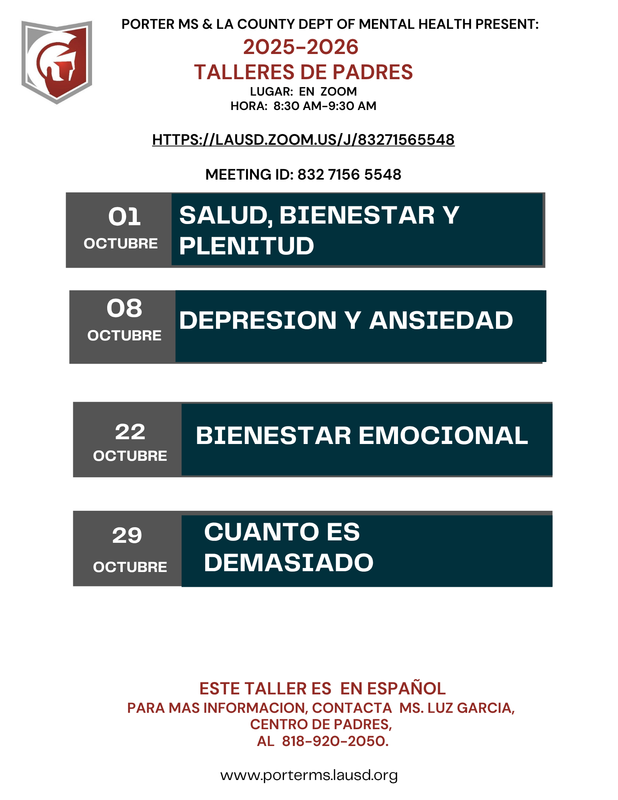 Parent Workshop