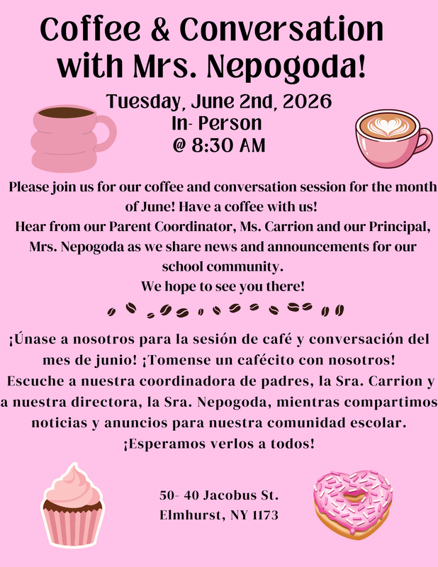 Coffee and Convo flyer