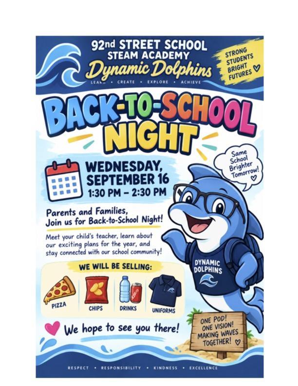 Join us for Back To School Night! Featured Photo