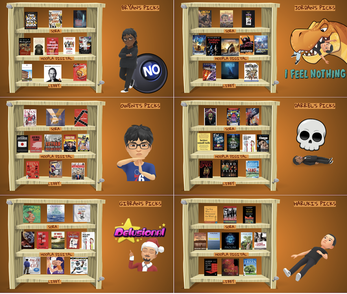 LincolnLibraryIndividualSelections1