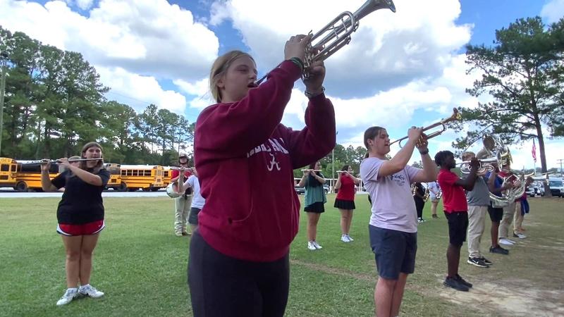Southeast High Band Practice