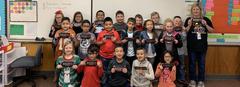 2nd grade Christmas Chocolate Challenge winner