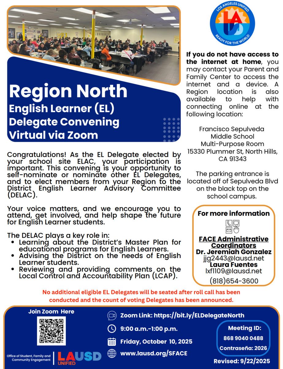 DELAC North Convening