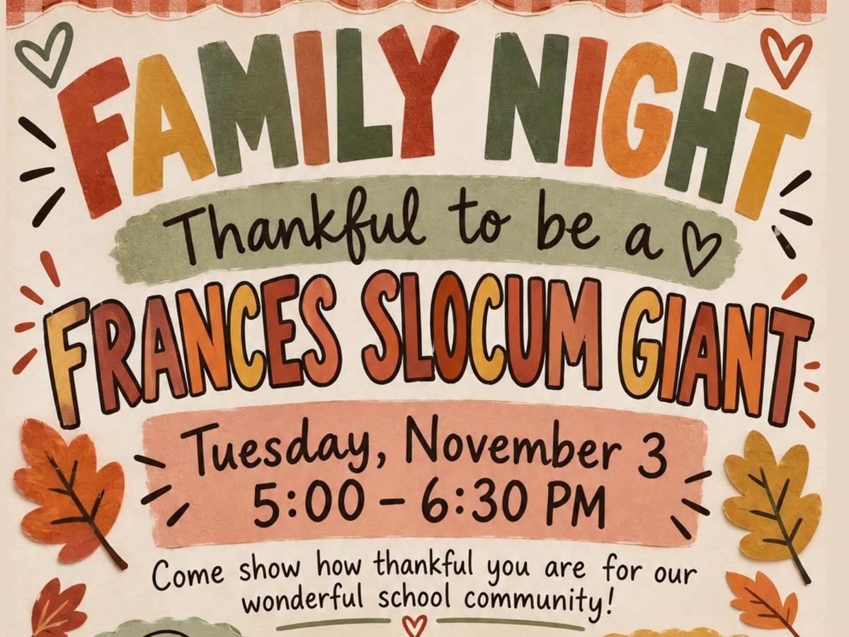 promo graphic - FSES family night Nov 2026