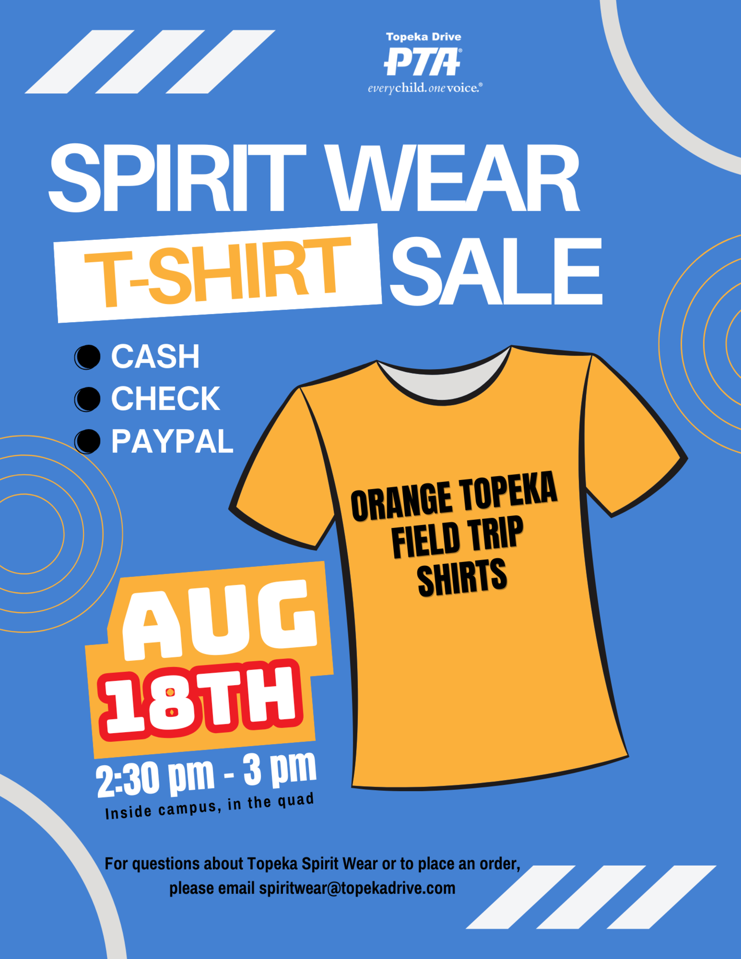 Spirt Wear Sale Flyer