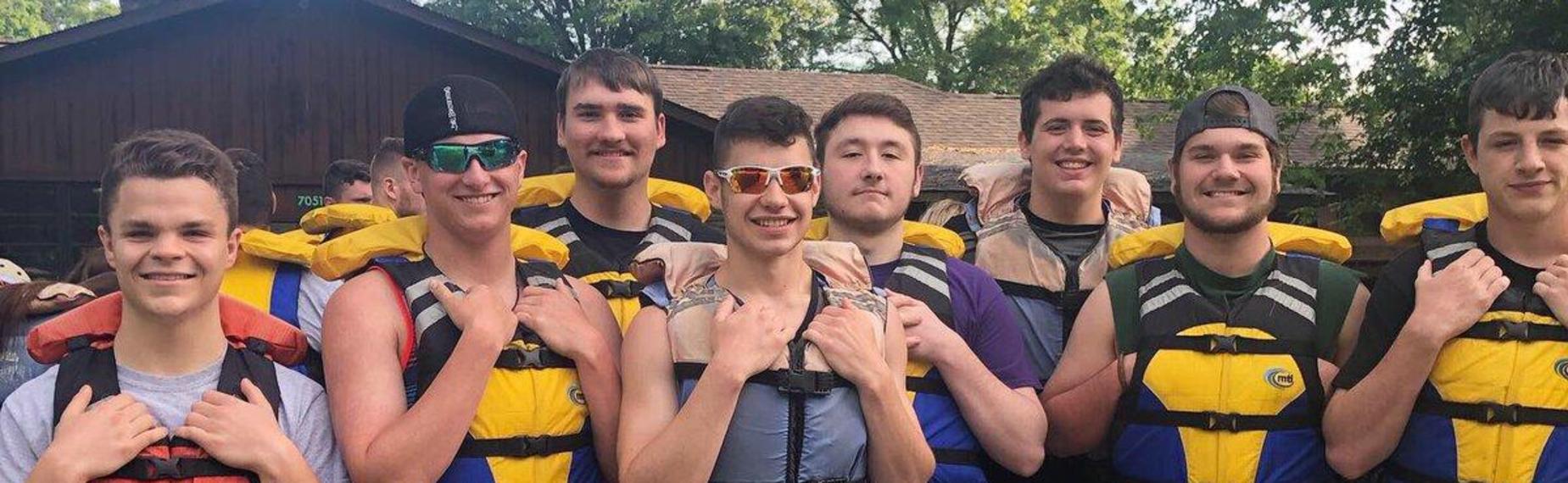 Seniors White Water Rafting