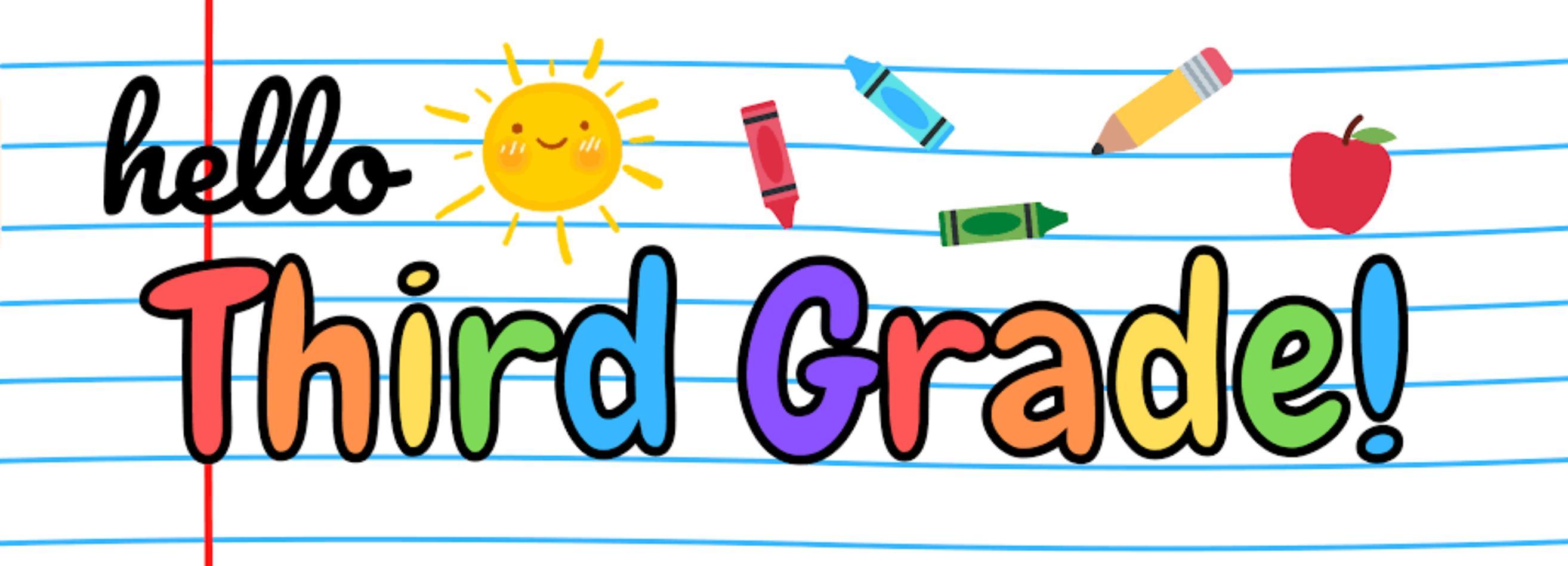 Welcome to third grade!
