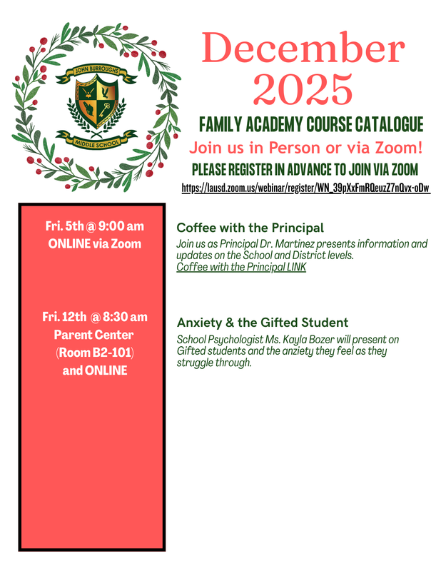 JB Family Workshop December 2025