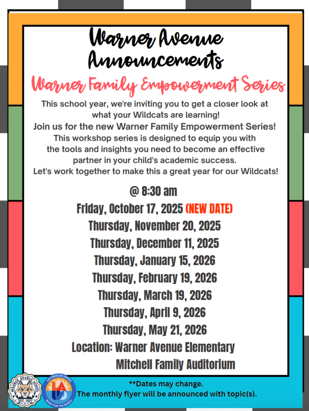 Warner Family Empowerment Series