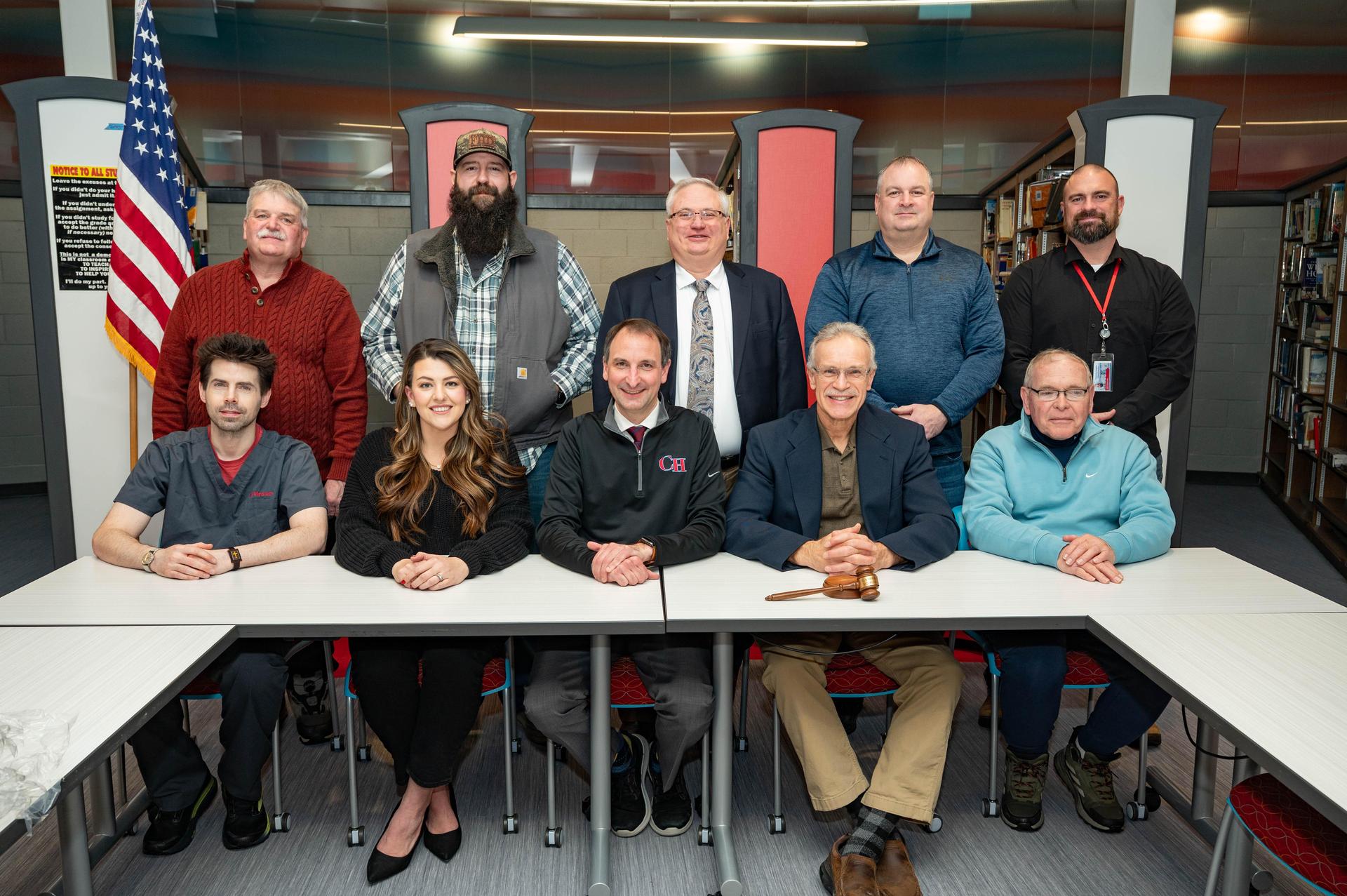 Group photo of the Cambria Heights School District School Board.