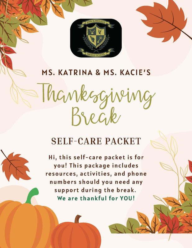 Thanksgiving Break Self Care Package