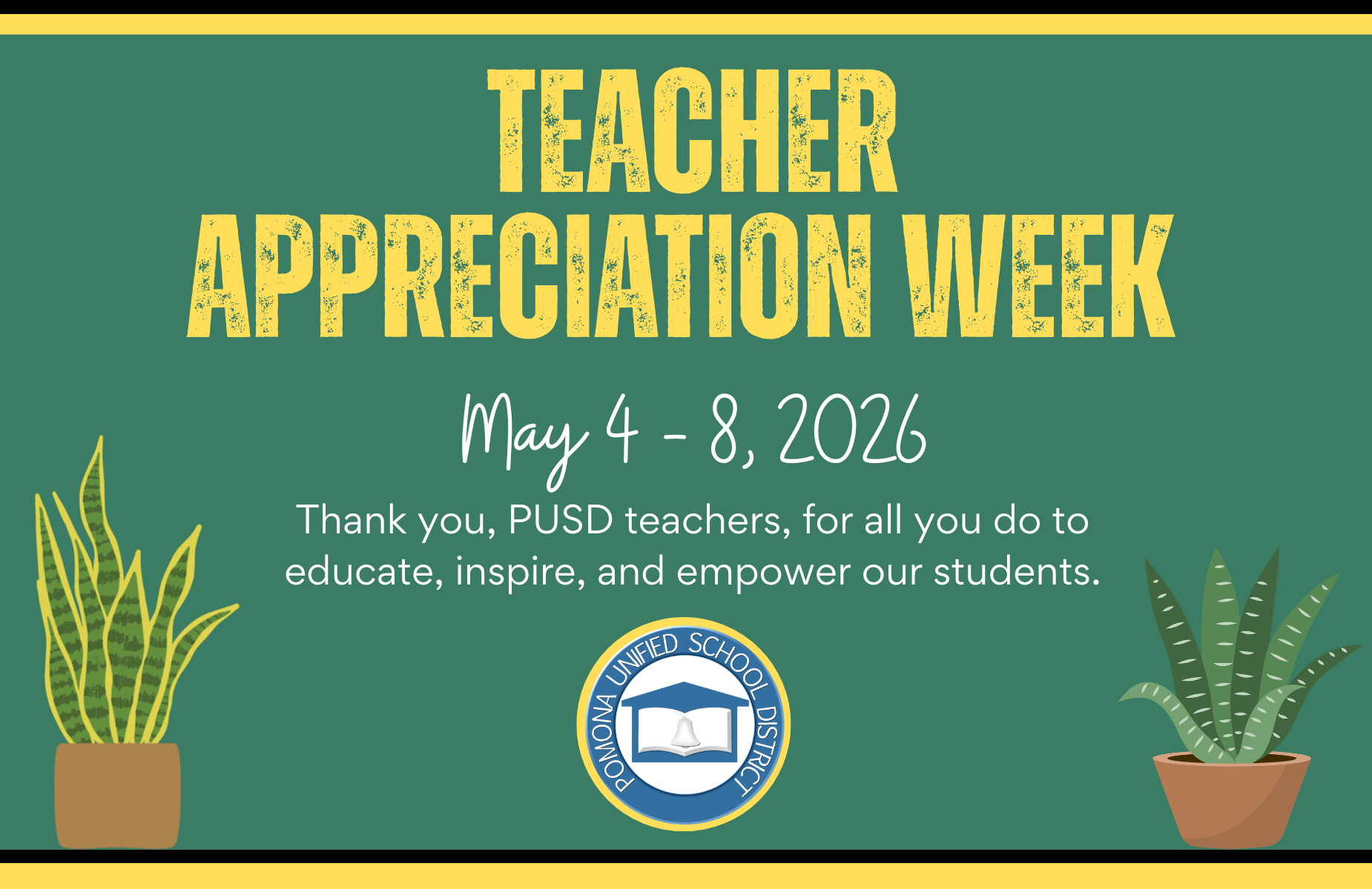 Teacher Appreciation Week Shuffle Banner
