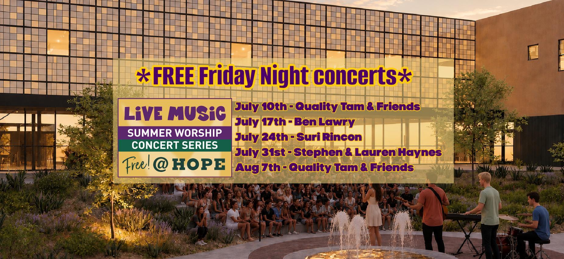 FREE summer concert series
