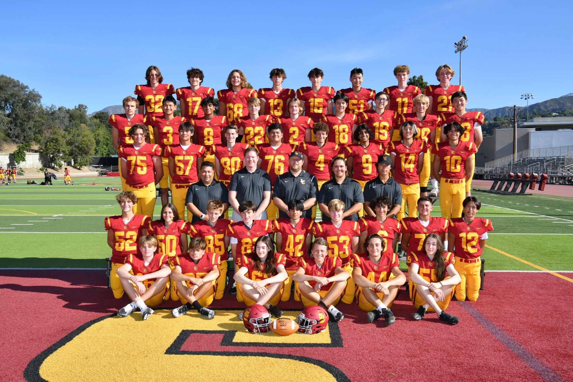 Junior Varsity Football Football La Cañada High School